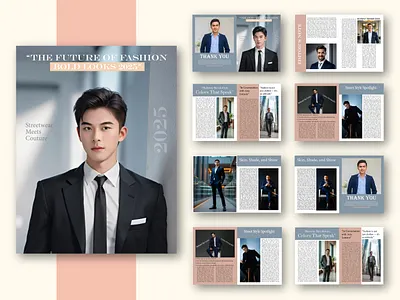 Fashion Magazine Design adobe illustrator adobe indesign brand identity branding design fashion magazine design graphic design illustration logo magazine design vector vectorshuhag