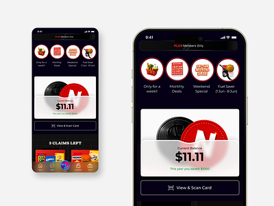 Offers and deals : Gamified app design branding design illustration uiux