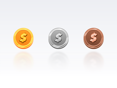 Coin Icons icon illustration ui