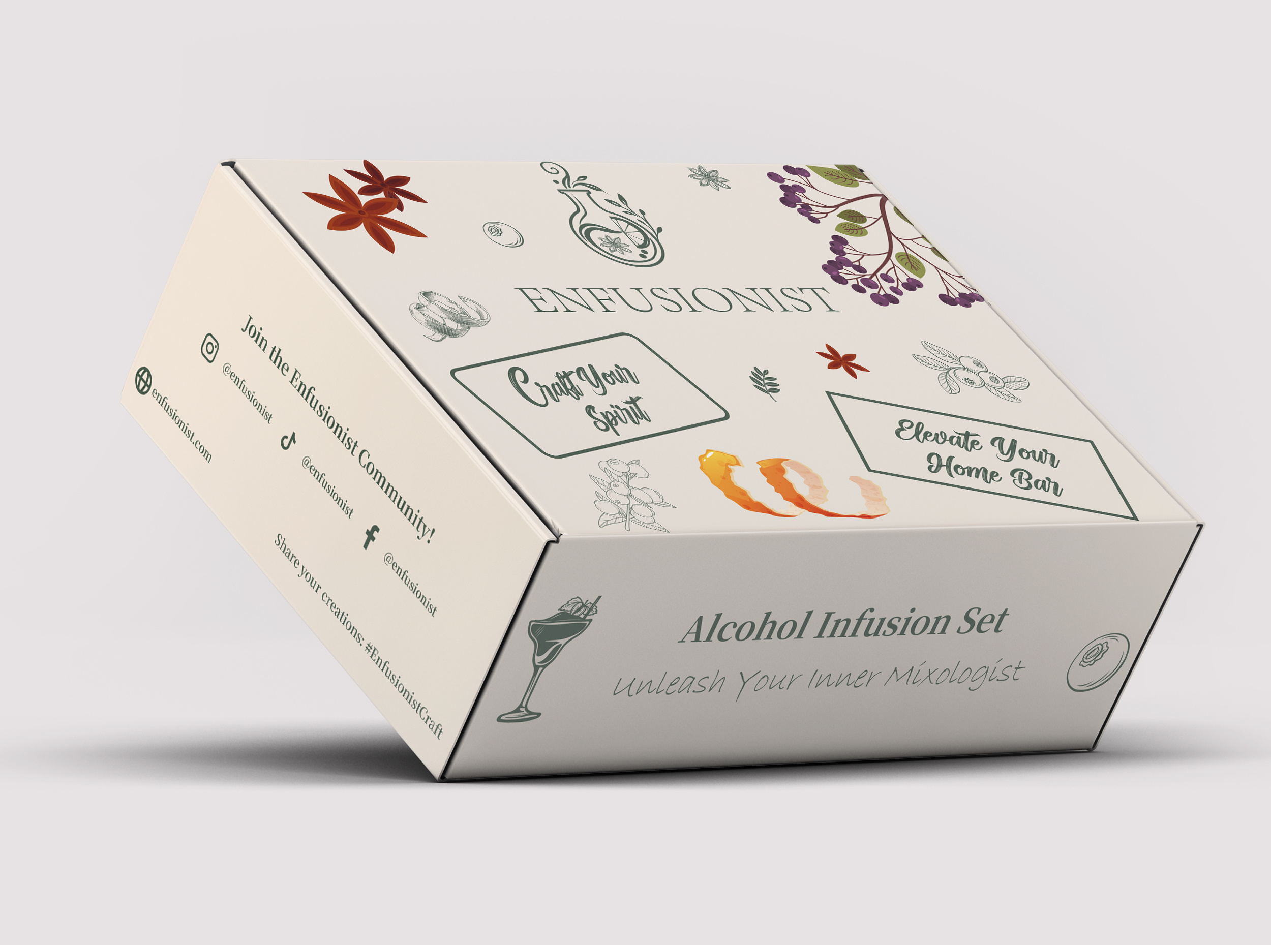 Example of Custom Mailer Box Design With 3D Mockup