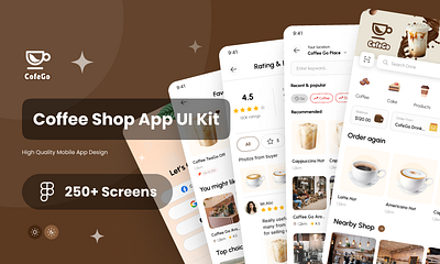 CofeGo – Coffee Shop App UI Kit shop