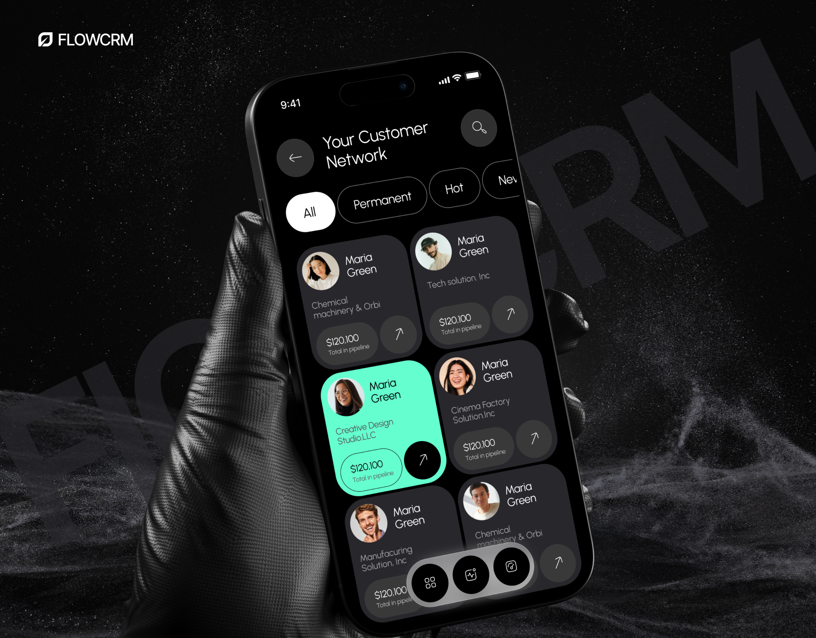 CRM Tracking & SaaS App UI/UX Design app application crm crm app crm software modern app saas tracking app ui design ux
