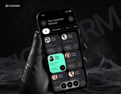 CRM Tracking & SaaS App UI/UX Design app application crm crm app crm software modern app saas tracking app ui design ux