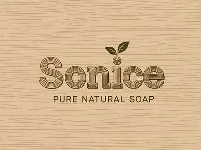 SONICE Natural Products Logo beauty logo branding business logo custom logo graphic design illustration logo designer logo type natural product logo soap logo vector