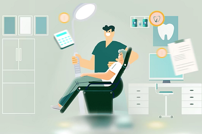 DentistriPro SaaS 2D Explainer Video 2d animation 2d explainer video after effects animation explainer video motion design motion graphics saas ui ui animation