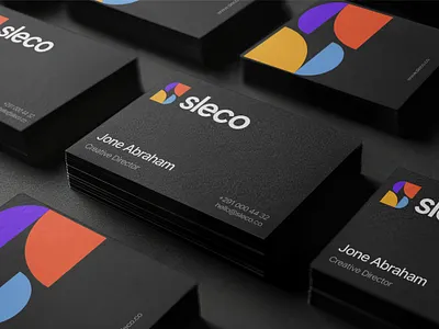 Sleco Logo & Brand Identity abstract logo brand guidelines brand identity brandbook branding branding design design letter mark logo logo design logo mark logo type modern logo saas logo startup branding visual identity