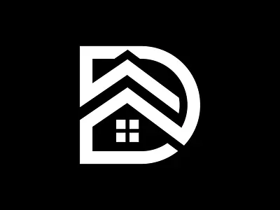 D Real Estate Logo branding creative design d d real estate logo design dlogo illustration latter logo logo logodesign minimal real estate