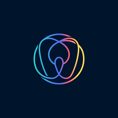 Modern Dental Logo Concepts - Colorful & Elegant colorfuldental dental logodentalcolorful