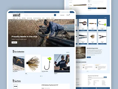 Samatis Baits - Shopify Website Development branding design designing development ecommerce graphic design homepage design landing page design logo logo design shopify shopify development themes ui warehouse theme website