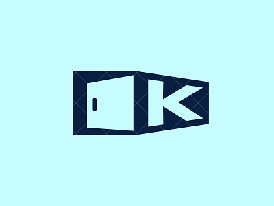 Letter K Container Logo branding container logo design digital art icon identity k letter k container logo letter k logo letter k transport logo logo logo design logos logotype monogram monogram logo transport logo typography vector