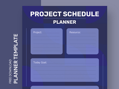 Modern Project Management Planner Free Google Docs Template business corporate daily docs document google modern ms planner print printing project template templates word