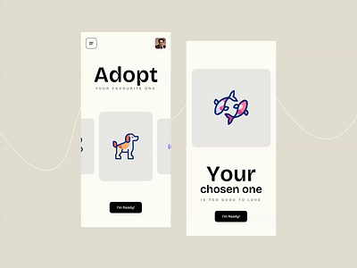 Vector GIF App animation app application design funny funny illustration gif graphic design illustration interaction ios mobile motion motion graphics motion illustration ui