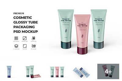 Tube Versatile Tube Mockup Collection box box mockup branding design illustration macbook mockup mockup packaging template