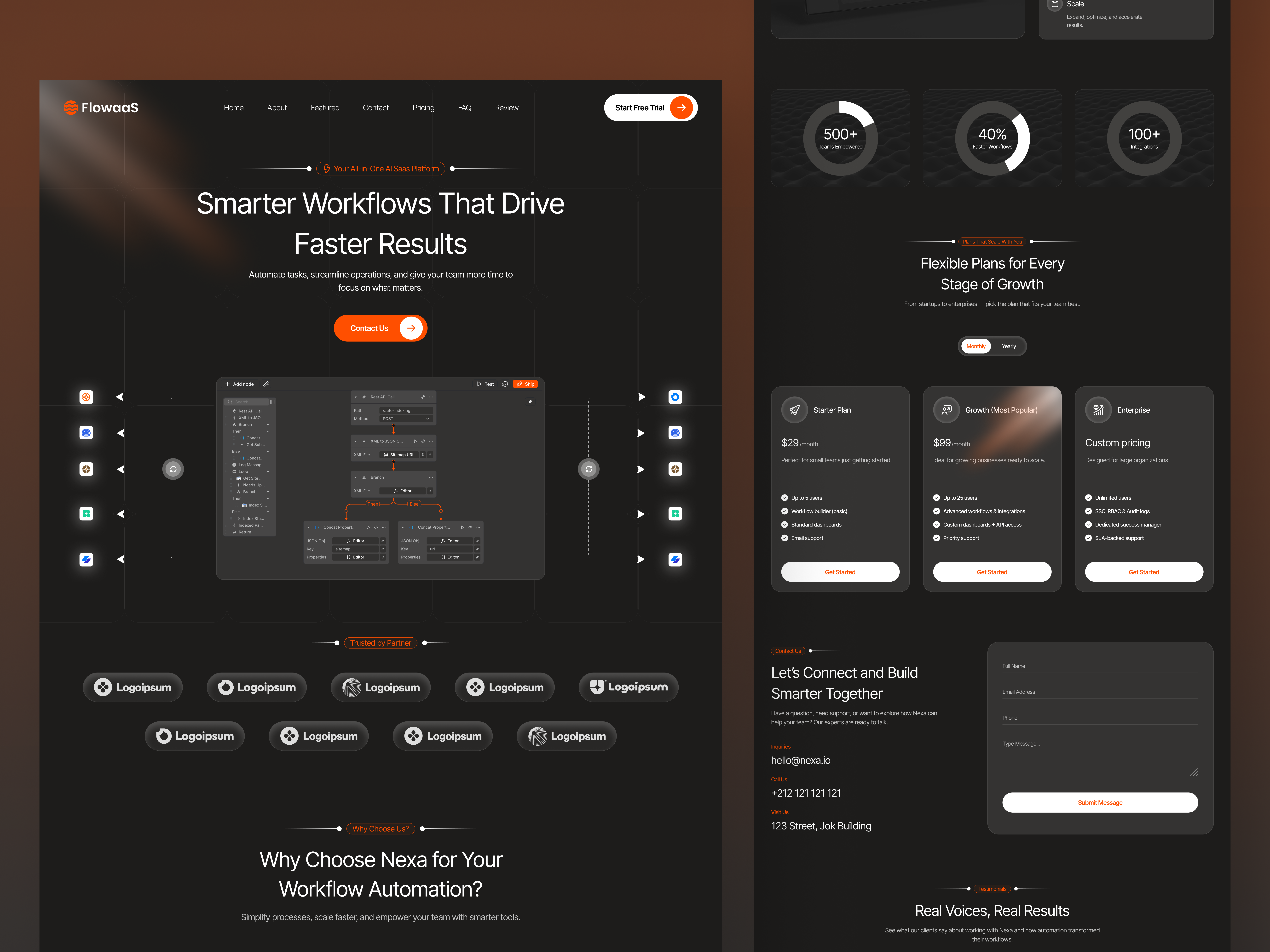 Automation SAAS B2B Business SaaS Pitch Deck — Clean & Minimal aisaas automation dashboard pitchdeck presentationdesign saas uidesign uiux webdesign workflow