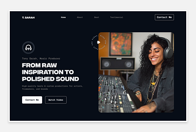 Portfolio Web design landing page portfolio ui ux web design