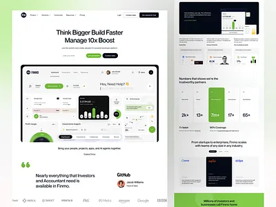 Finmo Saas Website Design interfacedesign landingpage saas software uiuxdesign uxdesign web ui webdesign website