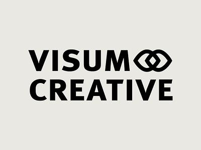 Visum Creative Wordmark boldtype branding creativeagency graphic design identity logo logotype typography