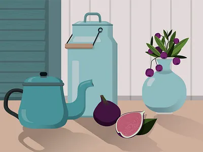 Натюрморт illustration vector