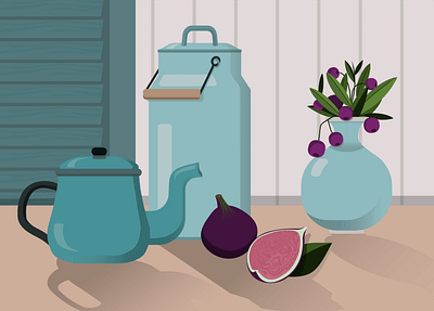 Натюрморт illustration vector