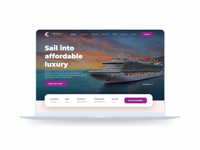 Cordelia Cruises ui ux