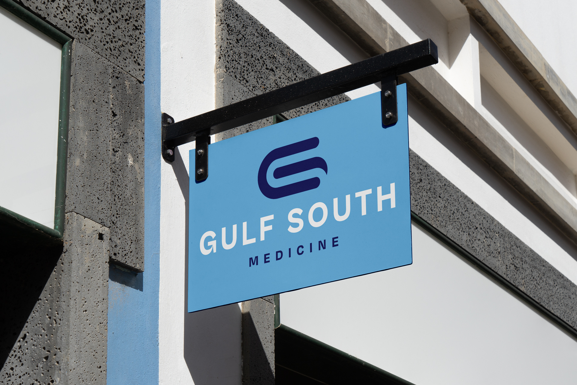 Gulf South Medicine branding logo new orleans typography