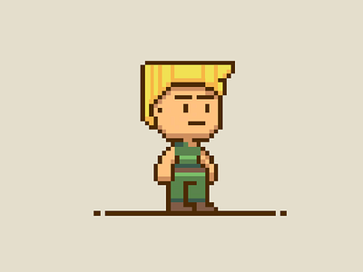 guile street fighter 2 guile (street fighter) guile street fighter guile street fighter 2 pixel art guile street fighter 6 pixel people pixel person