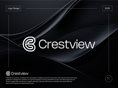 Crestview Minimal Logo Design brand identity branding c icon c letter logo c logo design icon identity logo logo creation logo design logo designer logo maker logos logotype design typography vector
