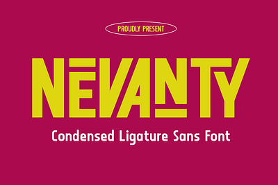 Nevanty - Condensed Ligature Sans Font bold bold font branding condensed font elegant font fonts graphic design ligature ligature font modern modern display modern font nevanty nevanty font premium sans sans font sans serif typography