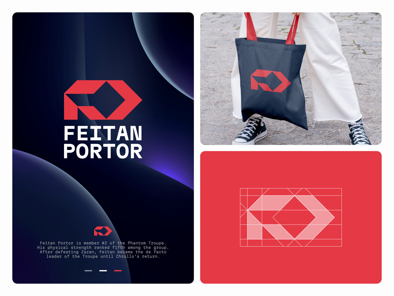 F P / Feitan Portor - Monogram Logo Design abstract branding design icon identity logo minimalist modern monogram simple symbol typography