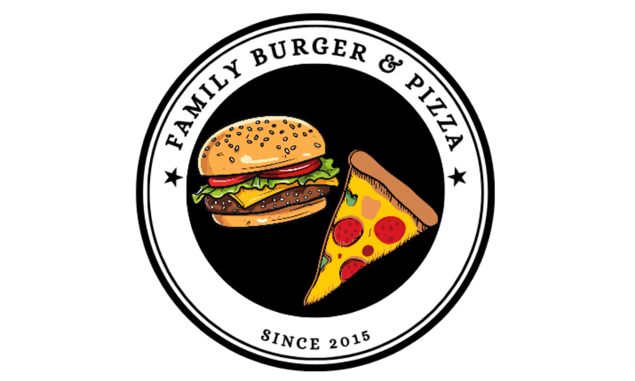 Example of Modern Burger & Pizza Logo