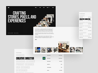 Personal Website - About Page about about page awwwards landing page personal landing page personal web portfolio portfolio website ui design web web design website website design