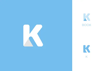 K Book | Logo Education book branding design education graphic design initial k k letter k logotype monogram reading school typography university vector