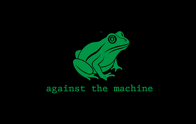 Frog Against the Machine T-Shirt Design adobe illustrator freelance graphic designer graphic design sticker design t shirt design vector