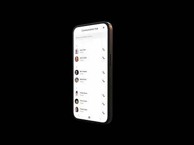 Calling animation branding brasil call design illustration interface outgoing toucall ui uidesign uiux website