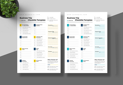 Business Trip Checklist Template a4 business business trip checklist checklist design indesign layout list paper planning schedule template trip weakly