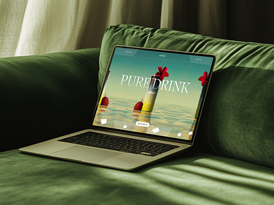 Landing Page Experience for Beverage Brand beverage brand branding design design inspiration digital product ecommerce design food and beverage landing page modern web premium brand ui design ui trends uiux design user interface visual design web design web ui website concept website design