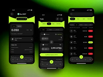 Crypto Exchange Mobile App - OKX app app design blockchain app crypto app crypto design crypto exchange crypto portfolio crypto trading crypto trading app crypto ui defi trading mobile mobile app mobile app design okx app trading app trading app design uxui design web3 ux