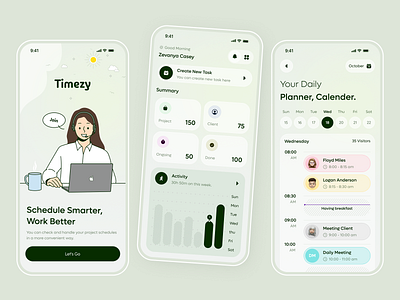 Task Management & Schedule Reminder App app app design app inspiration app interface design mobile mobile app mobile design mobile ui reminder task management ui ux