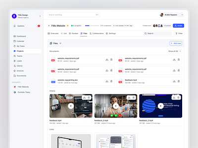 QuickSuite: File view agencymanagement allinoneplatform businesssoftware clientexperience crmsoftware dashboarddesign designagency designportfolio digitalagencytool e signature freelancedashboard invoiceautomation leadmanagement productivityapp saasdesign servicebasedbusiness smallbusinesstech uiinspiration uxdesign workflowsolution