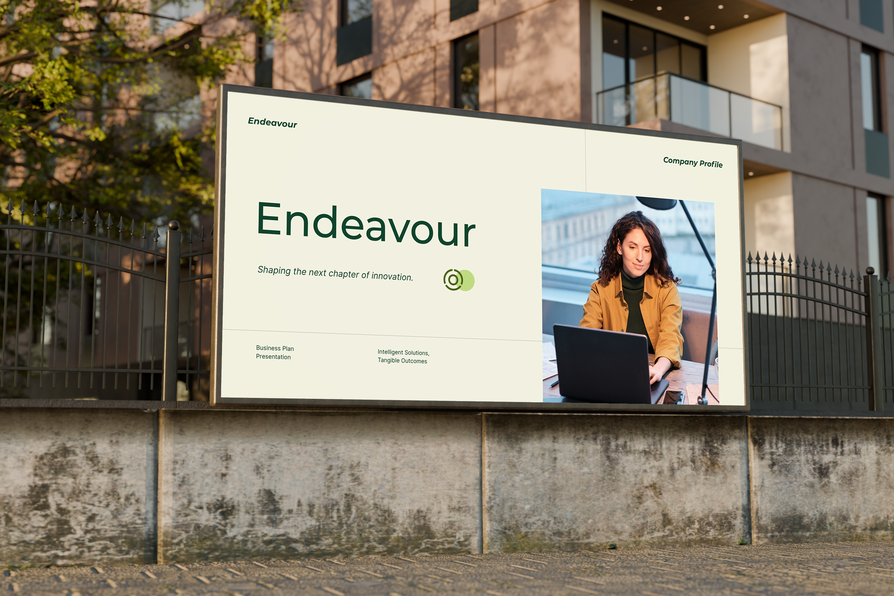 Endeavour Business Plan and Company Profile agency brand brand identity branding business business proposal company corporate creative brief dashboard deck elegant event presentation marketing meeting presentation pitch pitch deck profile promotional presentation strategy