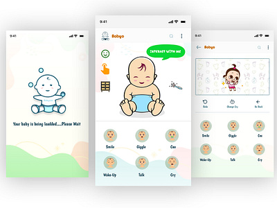 Babyo Game App branding design figma graphic design illustration logo photoshop typography ui ux vector