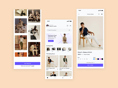 Fashion App UI android app app design e commerce app fashion fashion app fashion tech fashion ui gen z fashion graphic design mahdi minimalist ui mobile app design modern online store shopping app ui ui designer ui research ux