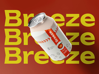 Breeze - Soda Packaging Design adobe illustrator graphicdesigner packaging packaging design soda can soda packaging design