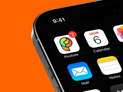 Pivotale app icon logo app app icon app icon logo branding branding design icon logo logo design logos logotype p p letter typography