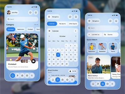 Sports Connect App — Find Players, Join Matches & Play Together ai sports app app design basketball app cricket app find players app football app match booking app mobile mobile app social sports app sports app sports community app sports connect app sports finder app sports match app sports networking app ui design
