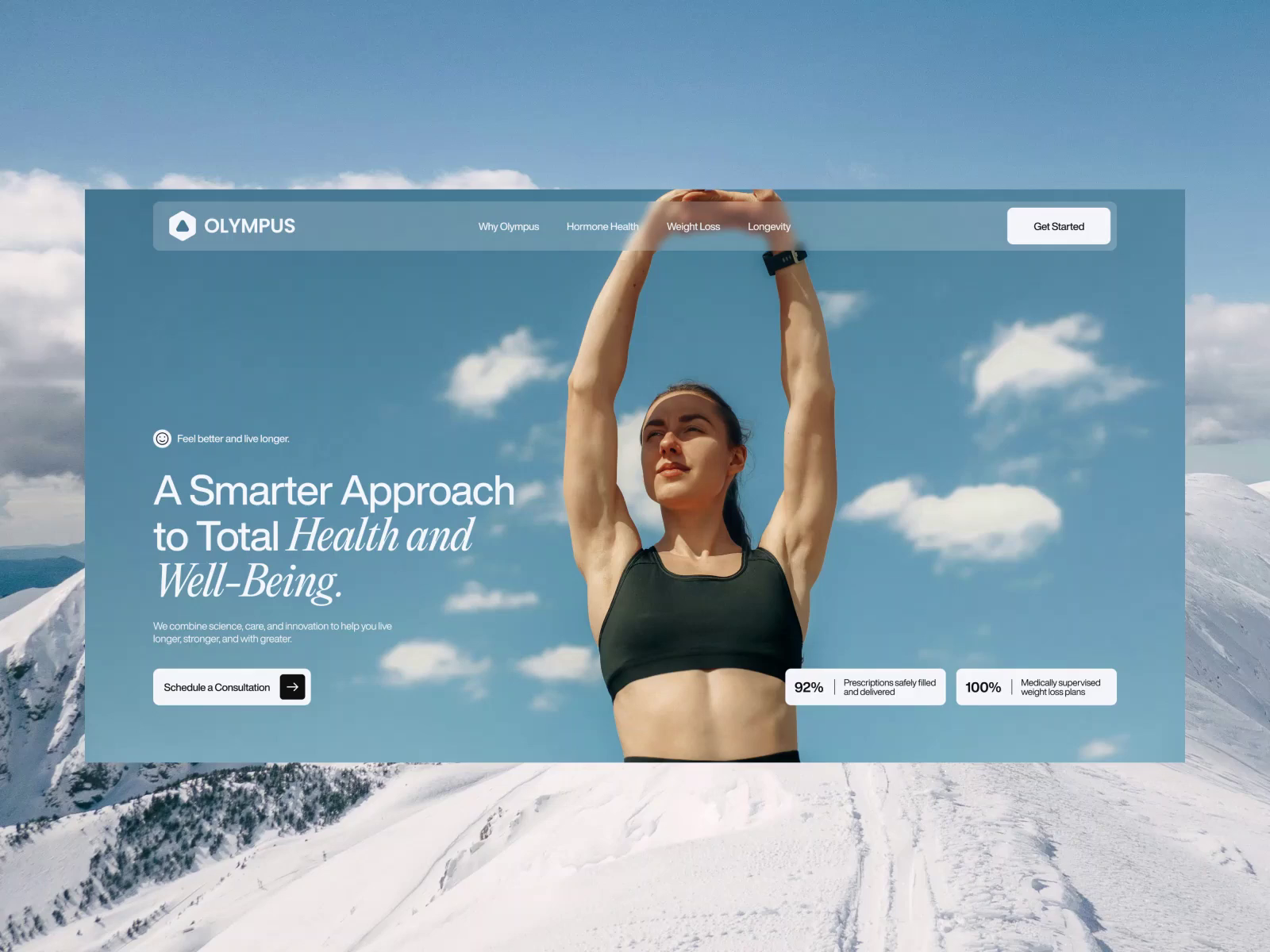 Example of Healthcare Website Design