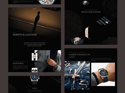 Luxury watch Landing page design 3d animation e commerce ecommerce ecommerce landing page ecommerce website design landing page luxury luxury ecommerce luxury website minimal online shop product page watch store watch website web design web ui webshop website
