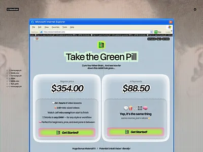 Retro Pricing Section bundle buy now ecom ecommerce pixel art pricing section retro