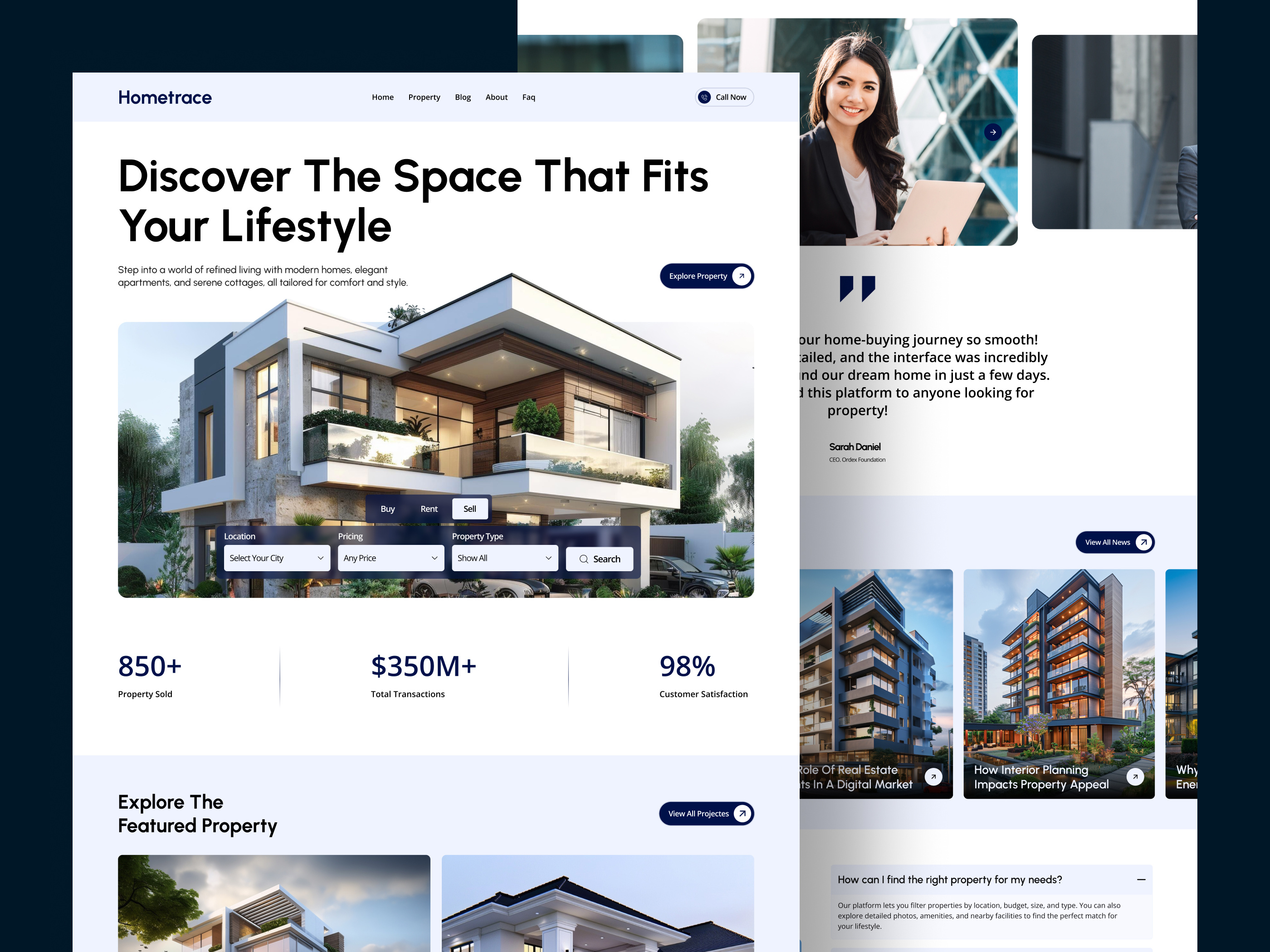 Example of Figma Website UI UX Design 