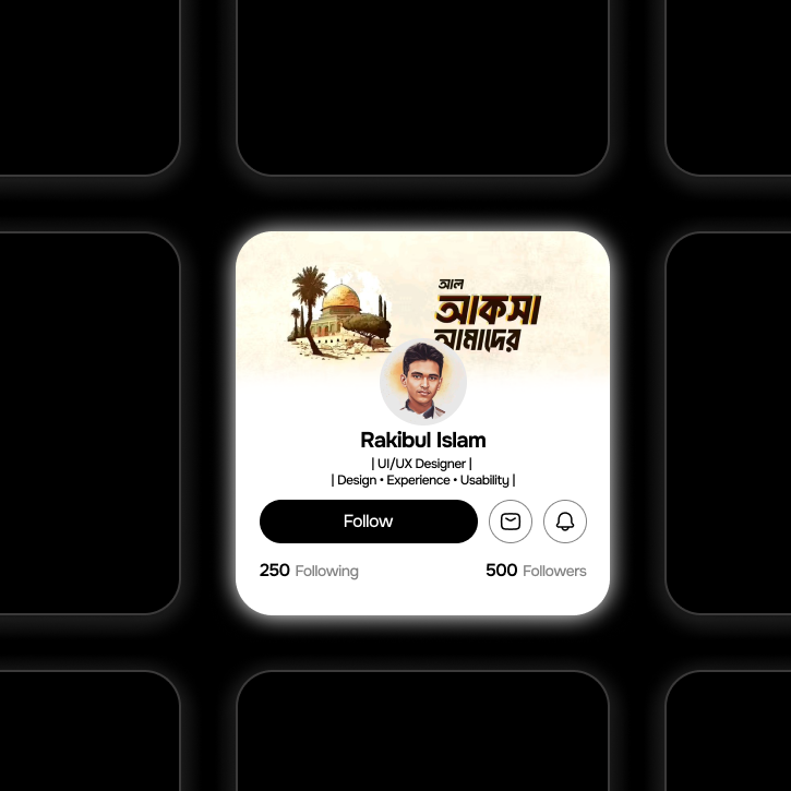 Profile Card card profile profile card ui ux